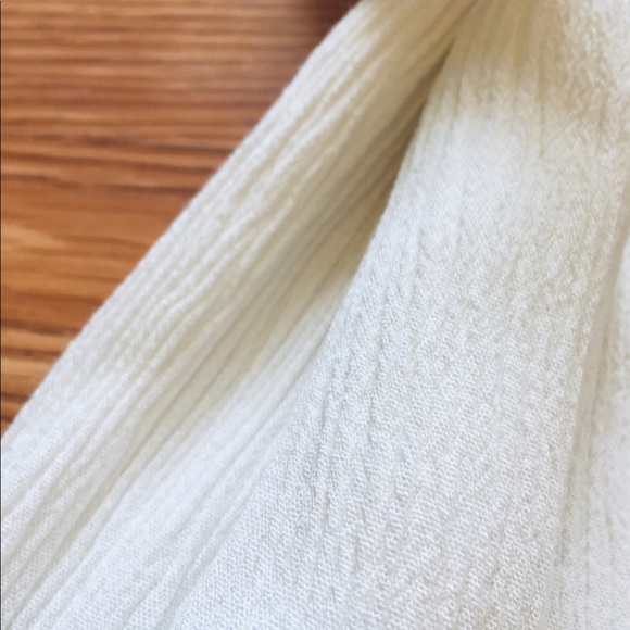 BCBGeneration Ribbed White Mini Tank Dress, Small - Picture 4 of 6